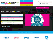 Tablet Screenshot of printercartridgesni.com